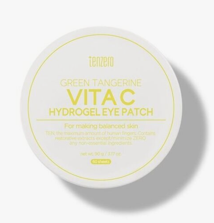 Гидрогелевые патчи для глаз с экстрактом зеленого мандарина Tenzero Green Tangerine Vita C Hydrogel Eye Patch 90г 1/100