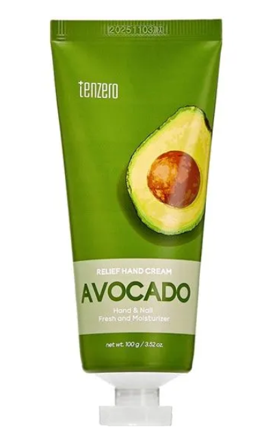 Крем для рук с экстрактом авокадо Tenzero Relief Hand Cream Avocado 100мл 1/150