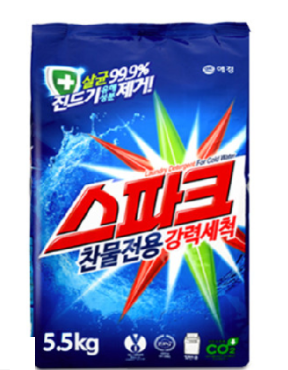 Стиральный порошок концентрированный Spark Laundry Detergent 5,5 кг (мягкая упаковка) 1/3