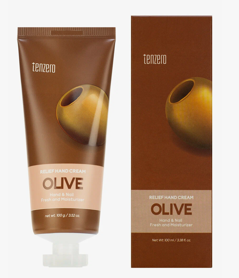 Крем для рук с экстрактом оливы Tenzero Relief Hand Cream Olive 100мл 1/150