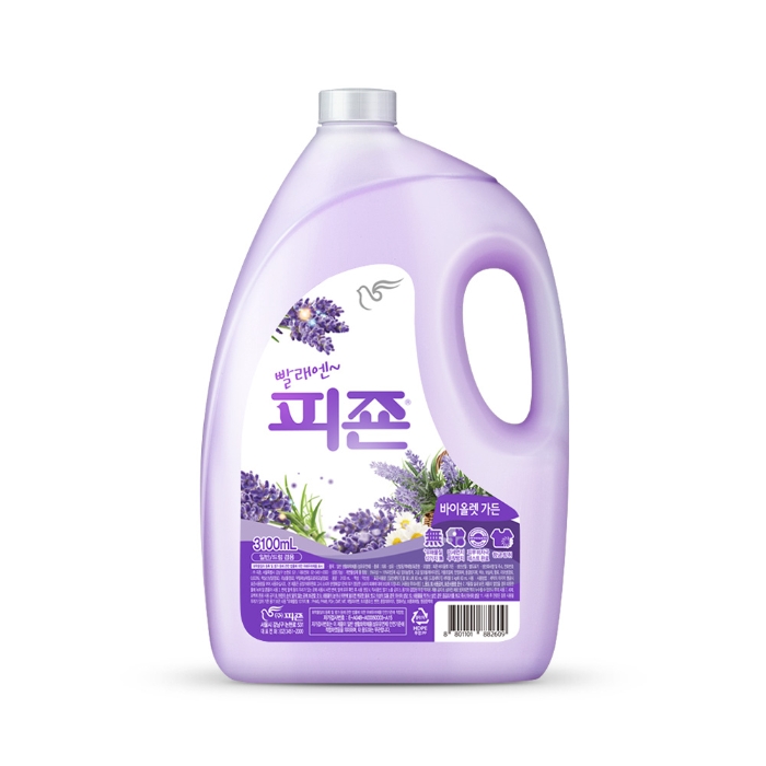Кондиционер для белья Pigeon Lavender Softener с ароматом лавандового сада 3100 мл, бутылка 1/4