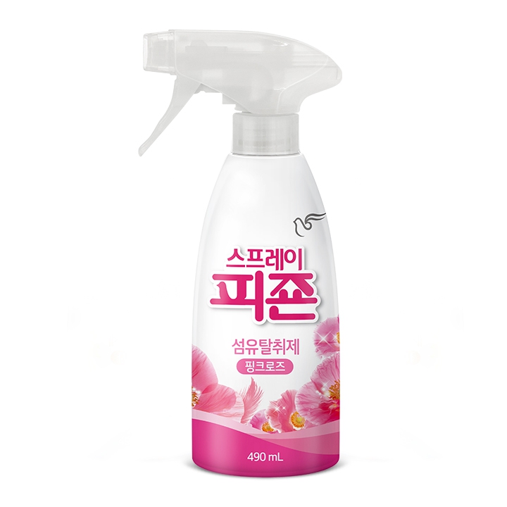 Кондиционер-освежитель для одежды Pigeon Pink Rose Fabric Refresher с ароматом роз 490 мл, бутылка 1/12