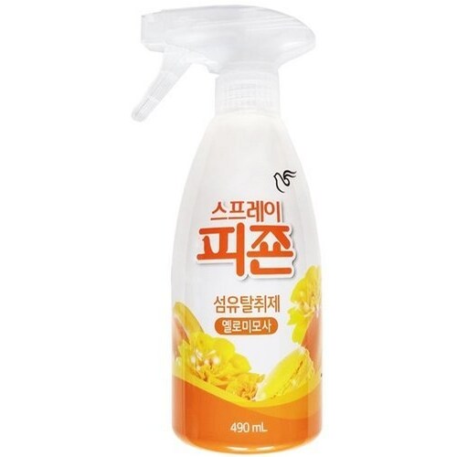 Кондиционер-освежитель для одежды Pigeon Yellow Mimosa Fabric Refresher с ароматом мимозы 490 мл, бутылка 1/12