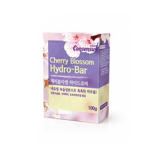 Туалетное мыло с ароматом королевской вишни Consensus Hydro-Bar 100г 1/100