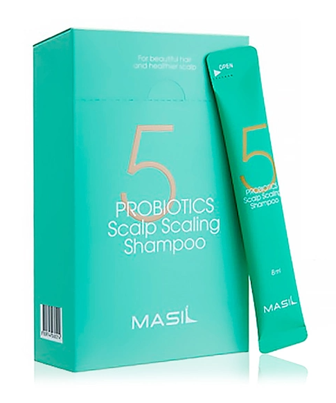 Шампунь с пробиотиками  для глубокого очищение Masil 5 Probiotics Scalp Scaling Shampoo 8мл*20шт 1/80