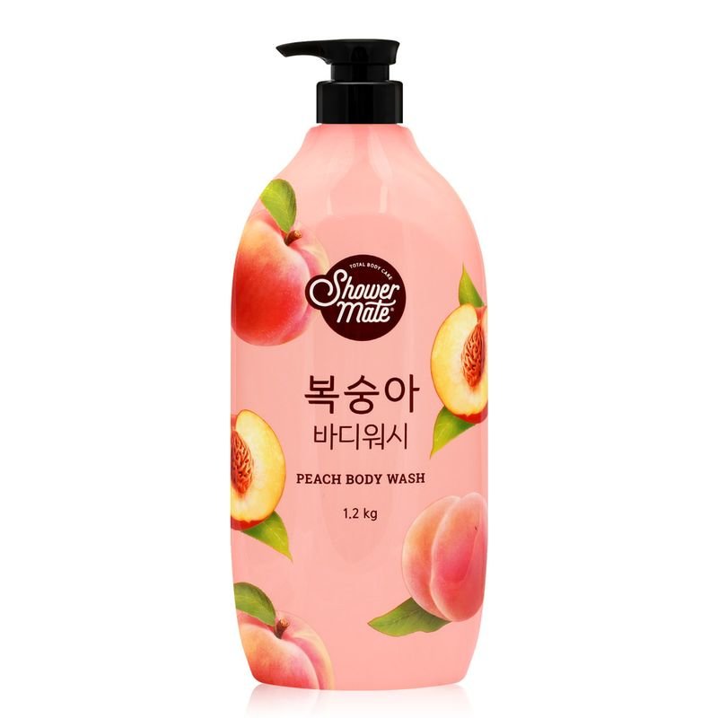 Гель для душа с ароматом сочного персика Shower Mate Peach 1200г 1/8