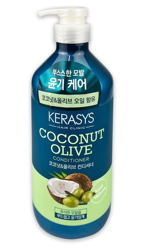Кондиционер с маслами оливы и кокоса Kerasys Coconut Olive 800мл 1/8